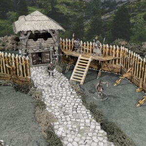 BATTLE SYSTEMS - PALISADE WALLS (INCLUS DANS LE FANTASY BATTLEFIELD)