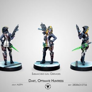 INFINITY - DART, OPTIMATE HUNTRESS (SUBMACHINE GUN, GRENADES)
