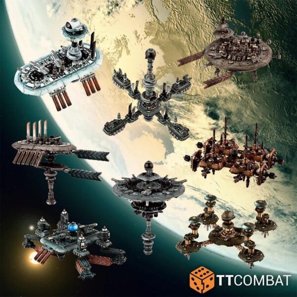 DROPFLEET COMMANDER - MODULAR SPACE STATIONS - Coccigames