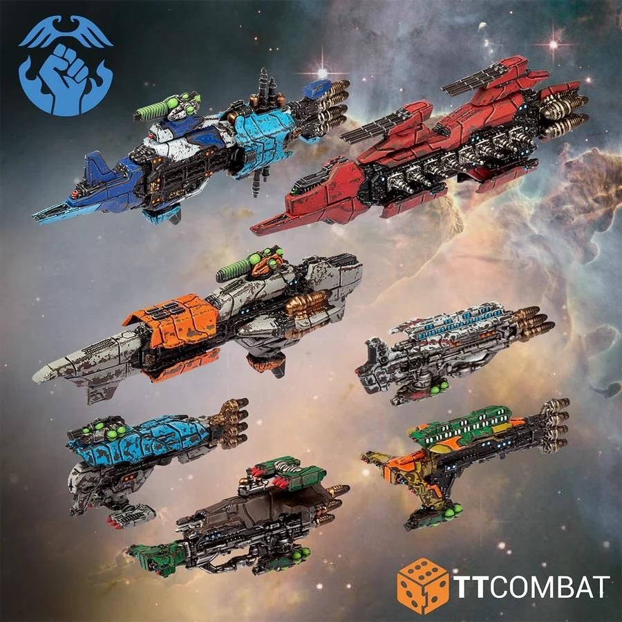 DROPFLEET COMMANDER - RESISTANCE CORE SHIPS