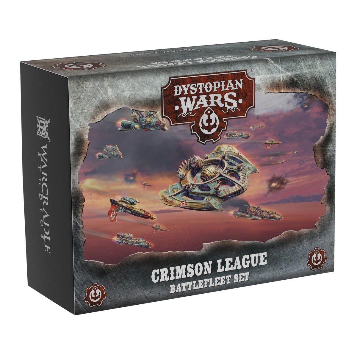 DYSTOPIAN WARS -  CRIMSON LEAGUE  BATTLEFLEET SET