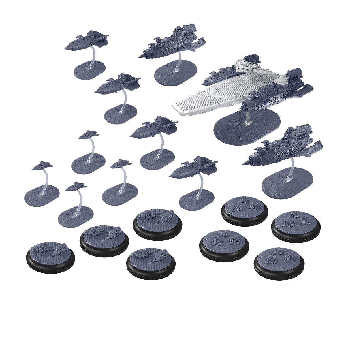 DYSTOPIAN WARS - ZAMIEC BATTLEFLEET SET