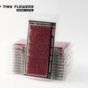 GARNET TULIP TINY FLOWERS