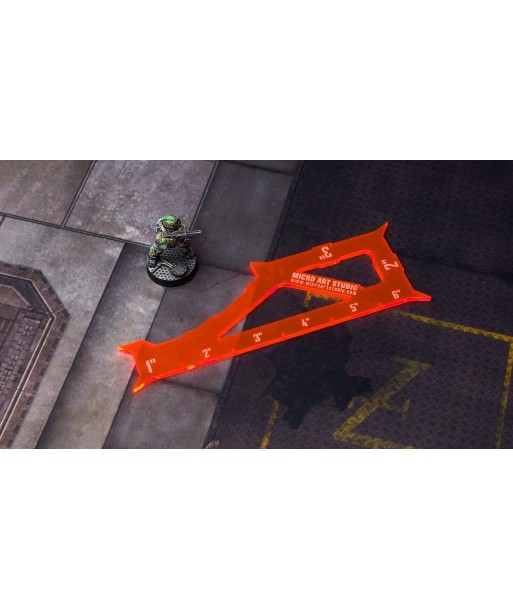 REGLETTE 1" 2" 3" 6" FLUO ORANGE