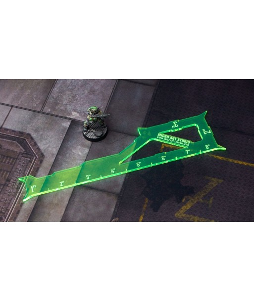 REGLETTE 1" 2" 3" 8" FLUO VERTE