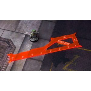 REGLETTE 1" 2" 3" 8" FLUO ORANGE