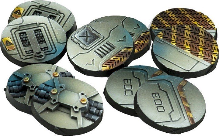 INFINITY - 25MM SCENERY BASES, ALPHA SERIES (10)