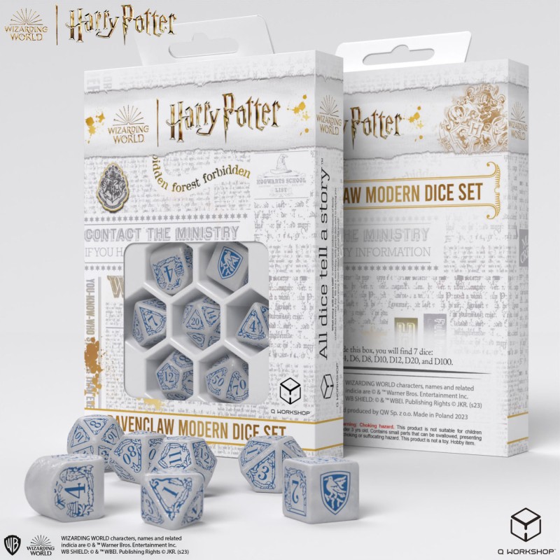 SET DE DES MODERNES HARRY POTTER - SERDAIGLE BLANC