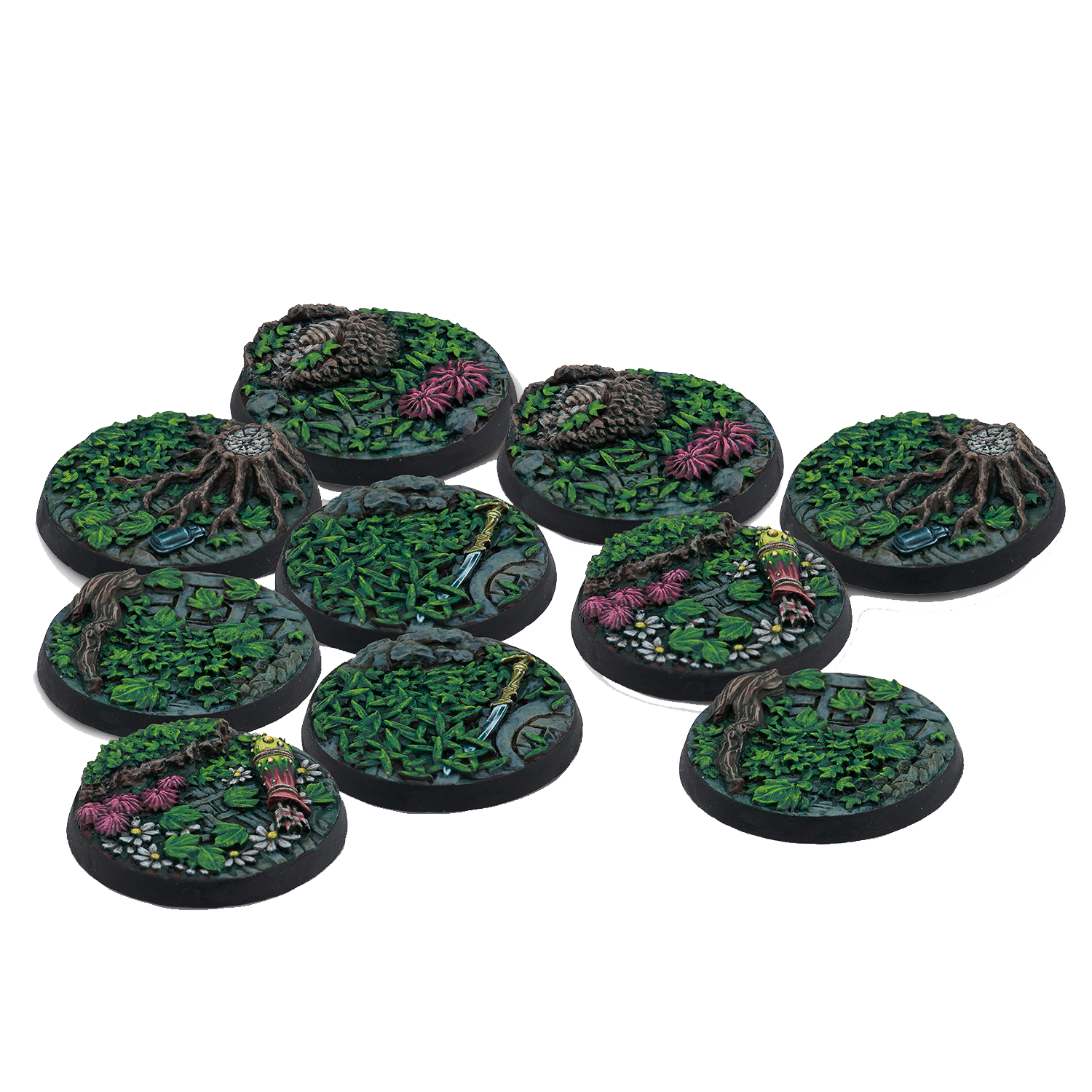 WARCROW - 30MM SYENANN SCENERY BASES, ALPHA SERIES