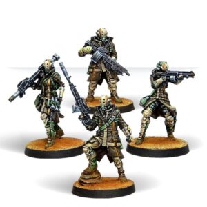 INFINITY - ZHAYEDAN INTERVENTION TROOPS (SNIPER, HMG, MISSILE LAUNCHER, MEDIC BOARDING SHOTGUN)