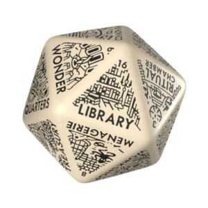 DÉ GÉNÉRATEUR DONJON - BEIGE & NOIR