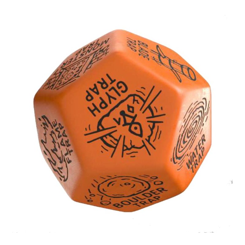 DÉ GÉNÉRATEUR PIÈGE - ORANGE & NOIR