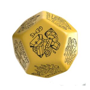 DÉ GÉNÉRATEUR TRÉSOR - JAUNE & NOIR