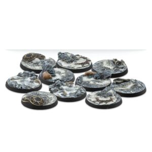 WARCROW - 30MM NORTHERN TRIBES SCENERY BASES, ALPHA SERIES