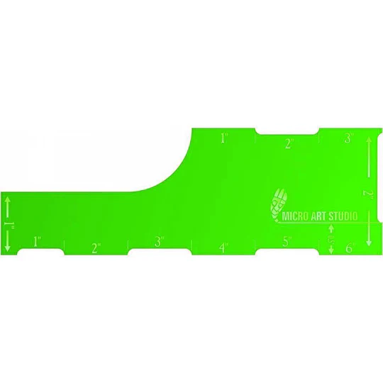 REGLETTE Move Template 6" Green