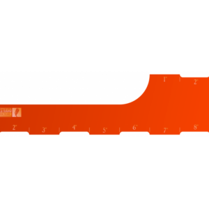 REGLETTE AoS 9 inch Range Ruler Orange