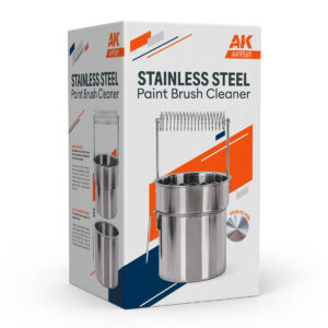 STAINLESS STEEL PAINT BRUSH CLEANER