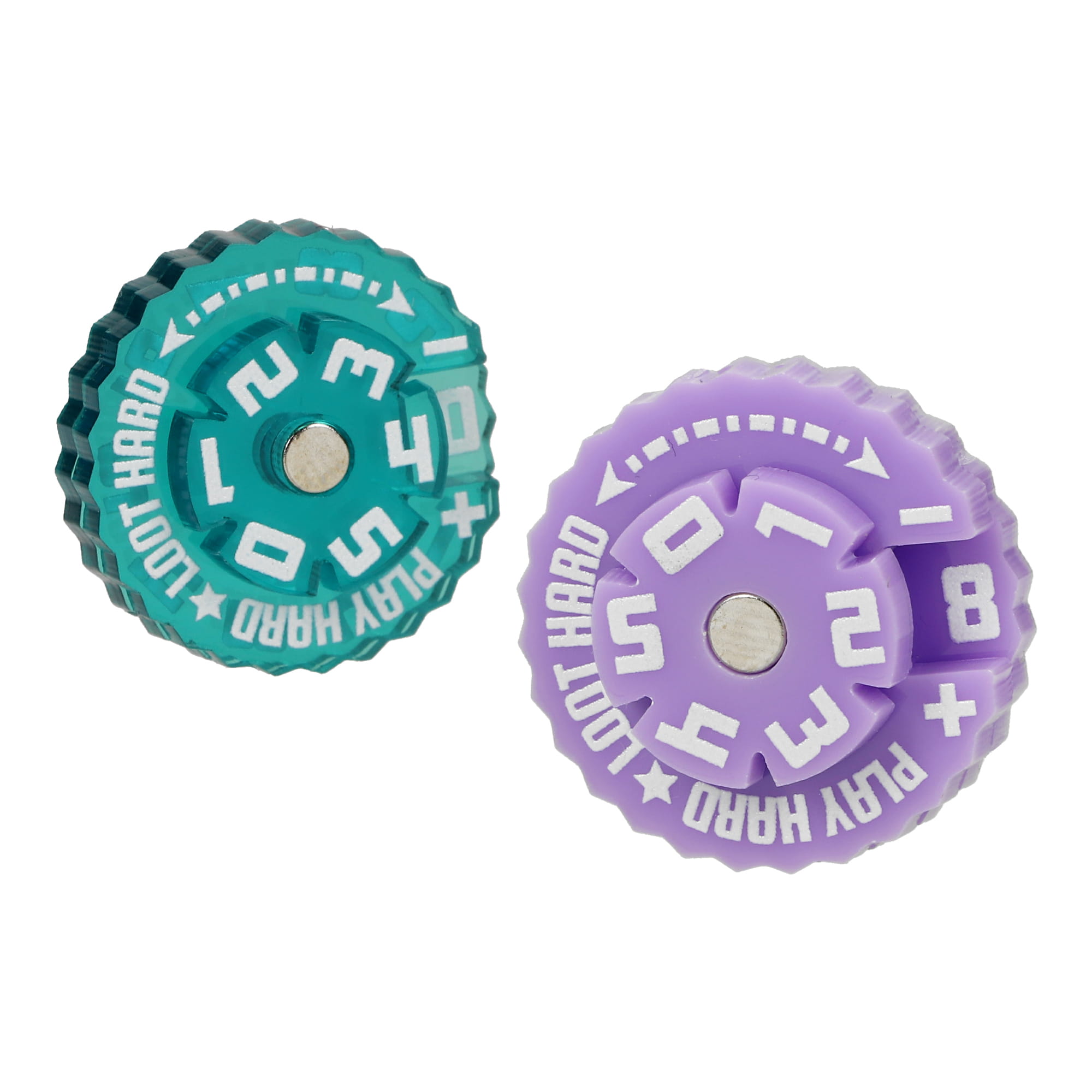 5 TRACKERS COUNTERS, RANGE 0-59, SIZE 25MM, RANDOM COLOURS – Image 2