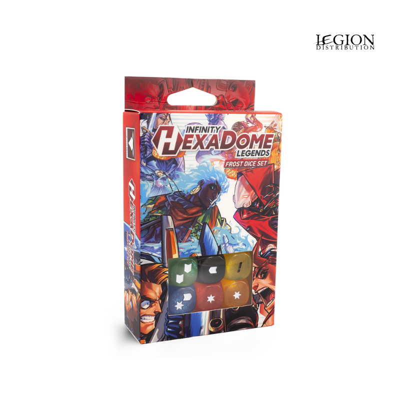 HexaDome Legends - Frost Dice Set